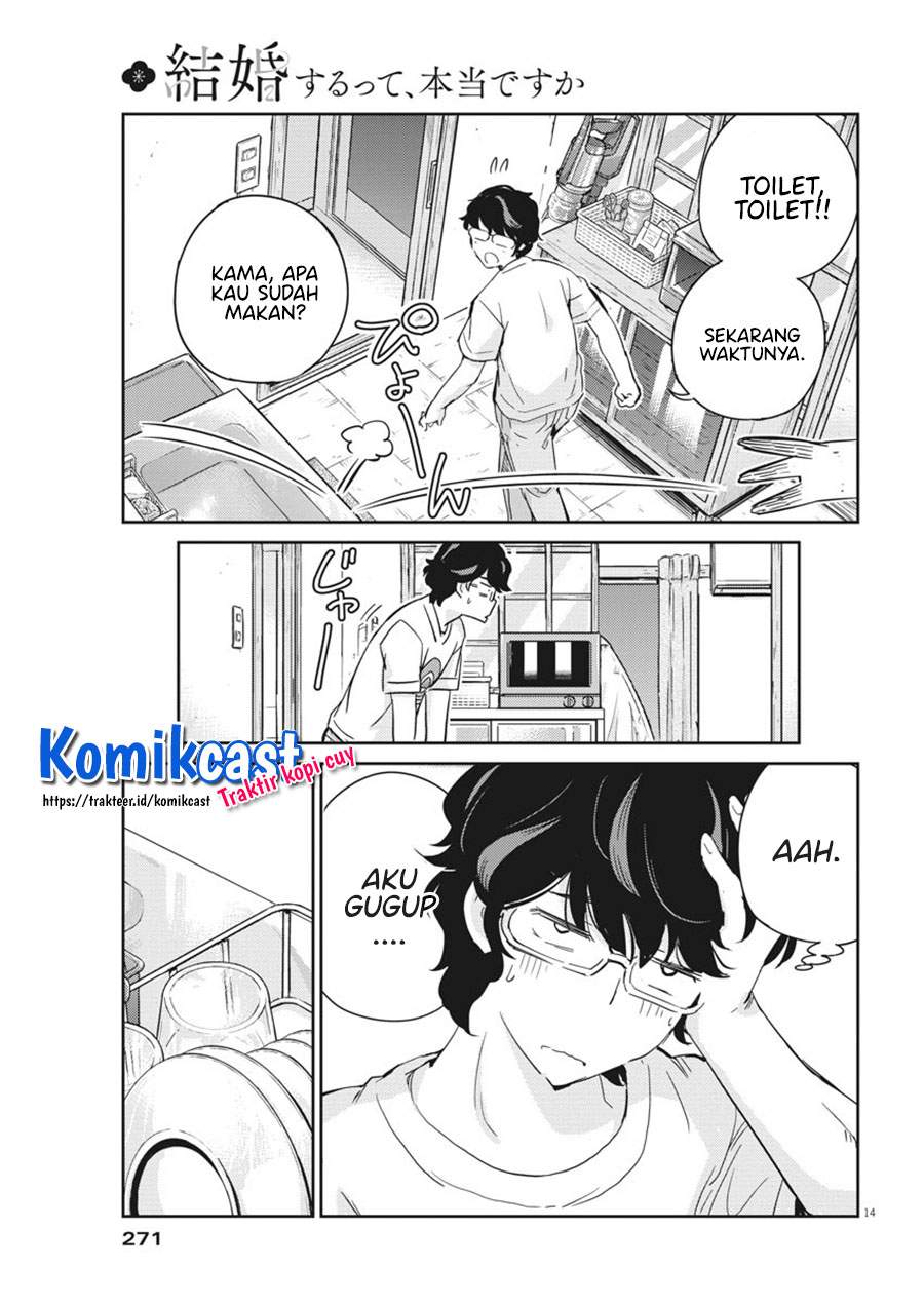 Kekkon Surutte, Hontou Desu ka? Chapter 43 Gambar 14